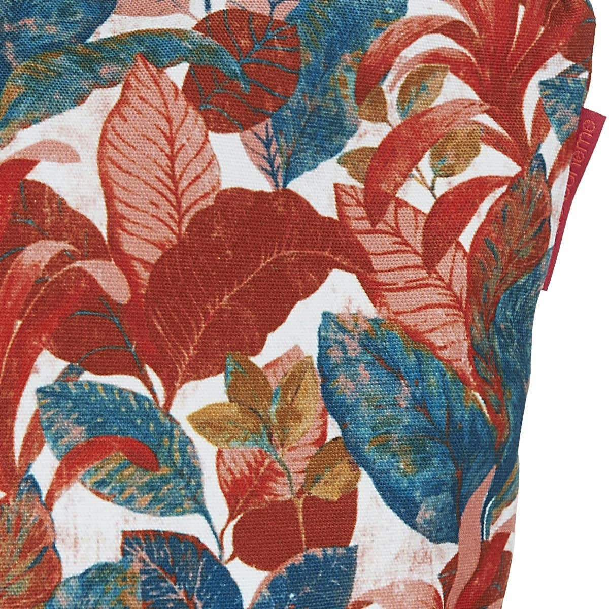 WILD - Pochette en toile outdoor imprimé tropical bronze 19x28cm