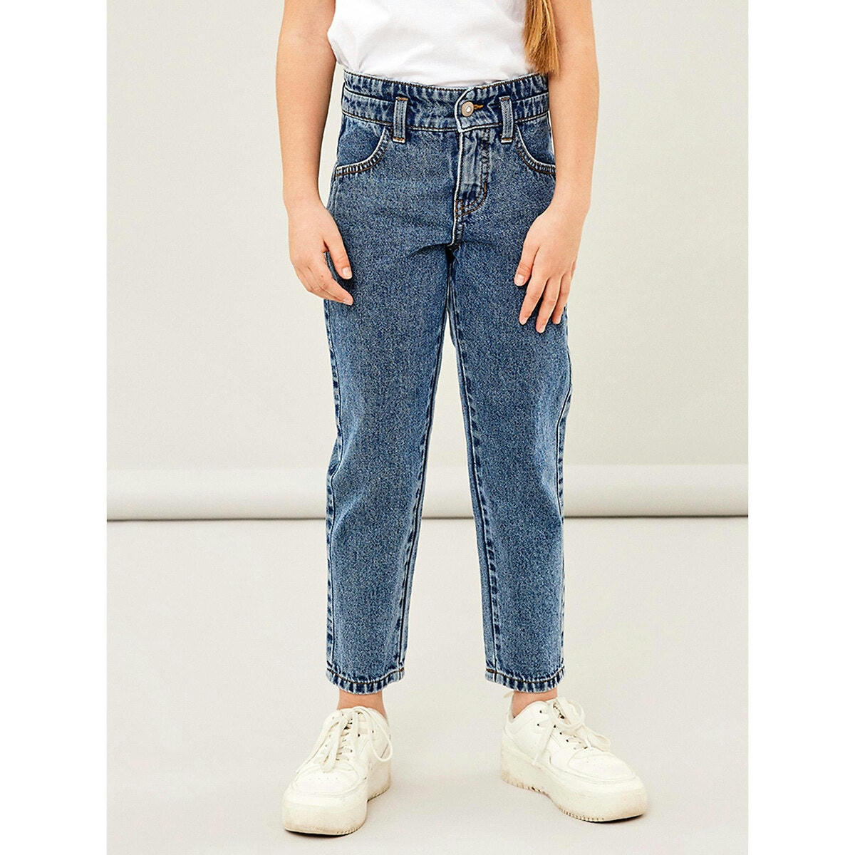 Jean Mom coupe baggy