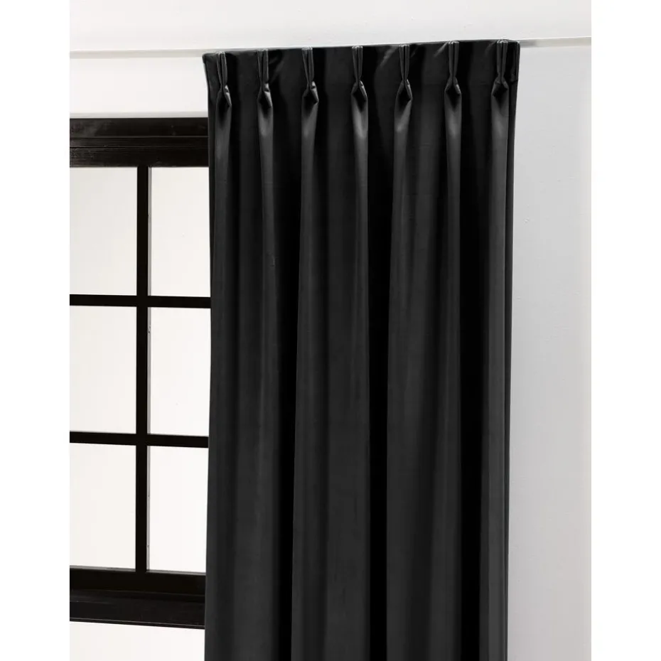 Kwantum Vouwgordijnen | Gordijnen | Gordijn Carol  Zwart