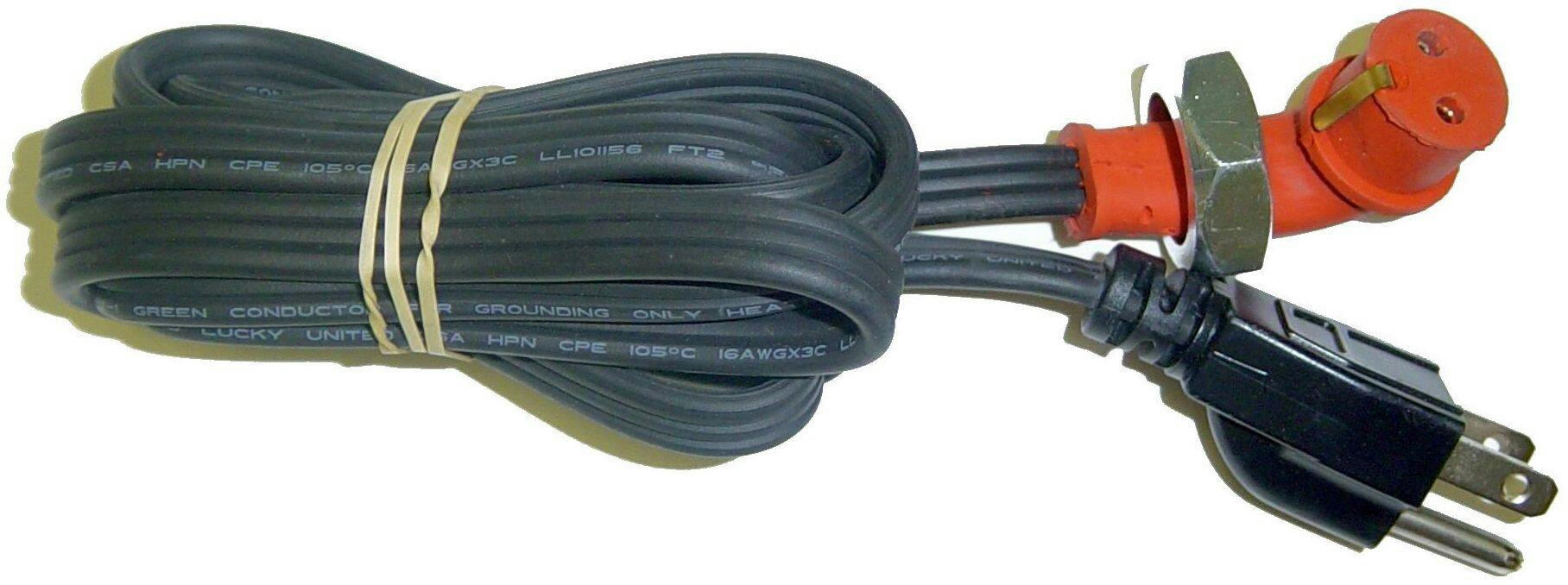 Zerostart Heavy Duty Replacement Cordset, 6-ft