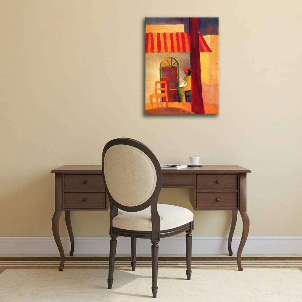 - Tableau impression sur toile Café Turc Ii August Macke 50x70cm