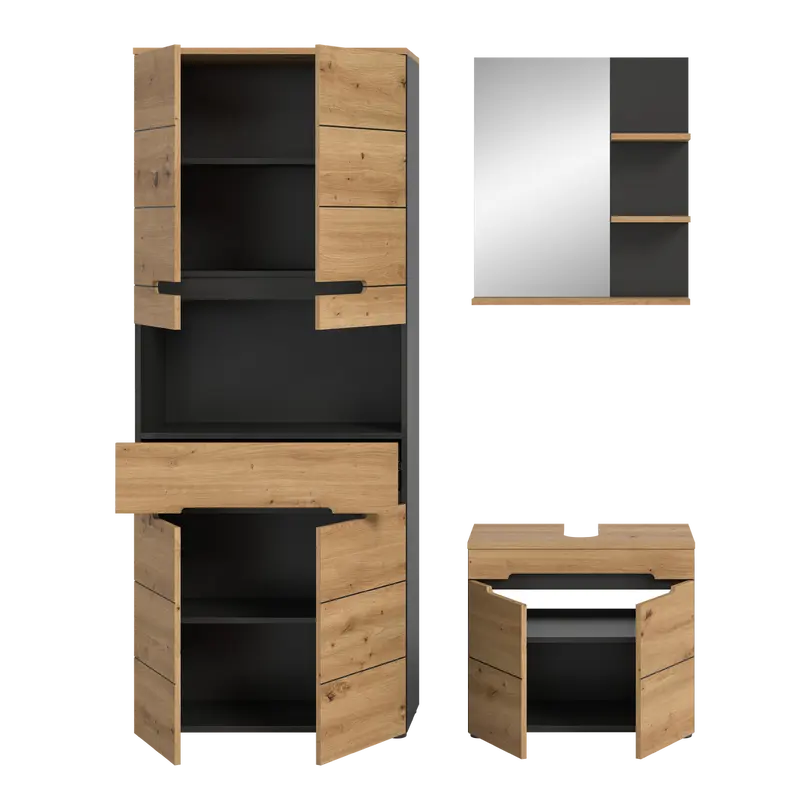 Badschrank 3-teilig Canu