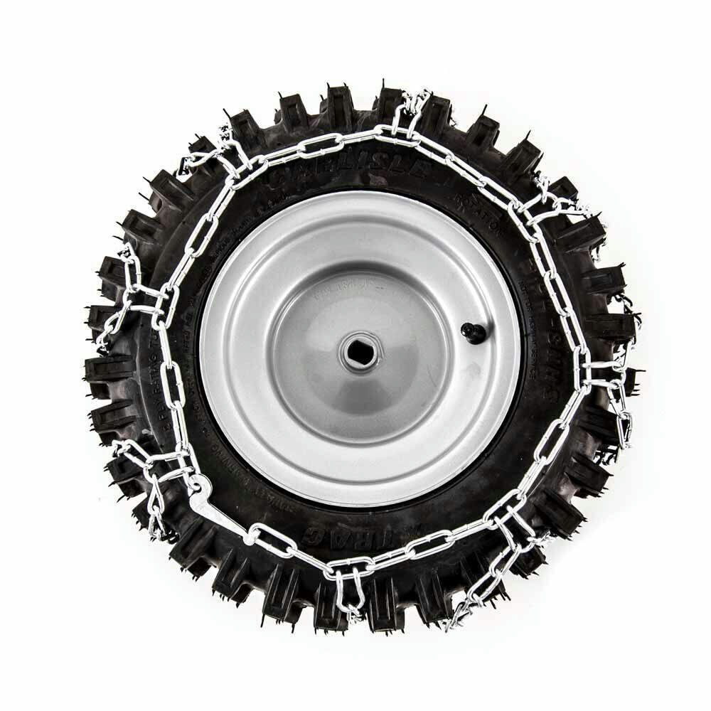 Certified Universal Snowblower Tire Chains, 2 Pk, 16 x 6.5/8-in, added traction