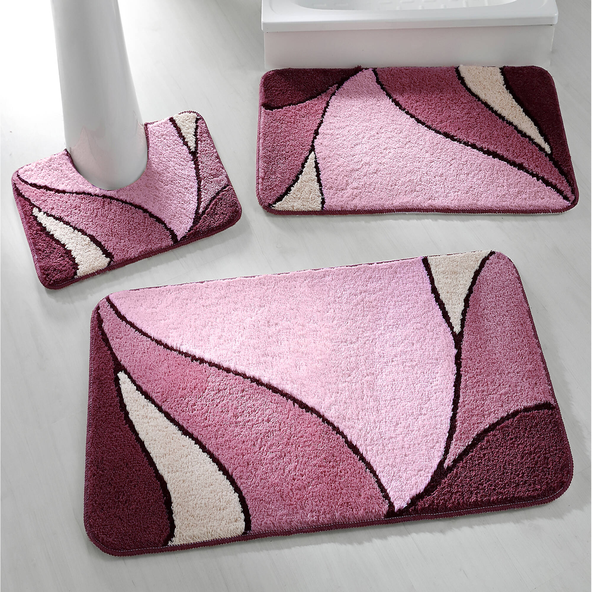 Tapis de bain motif végétal