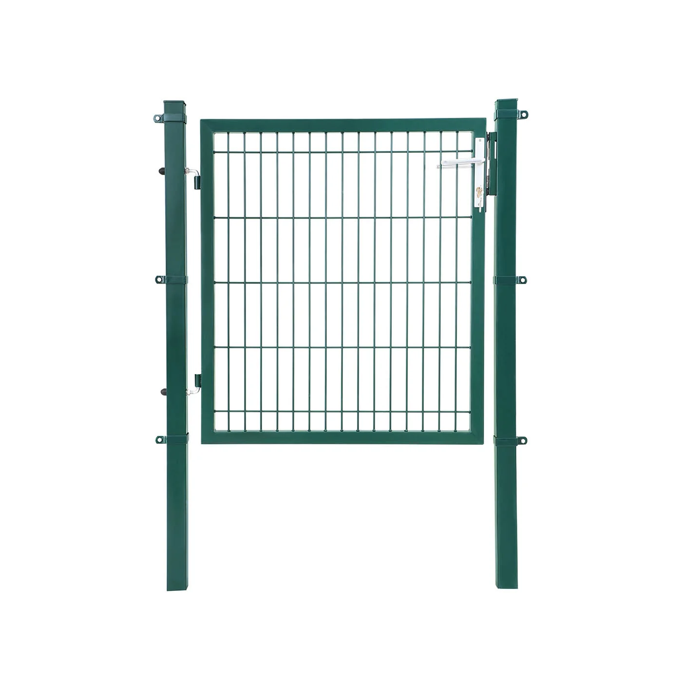 Portillon grillagé avec serrure et clés