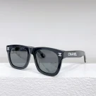 Chanel Thick Round Frame Sunglasses