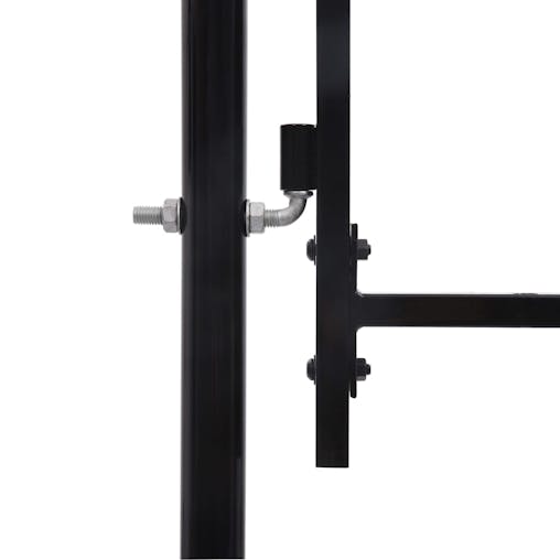 NNEVL Double Door Fence Gate with Spear Top 400x225 cm