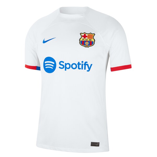 Barcelona Nike 2023/24 Away Custom Replica Jersey - White