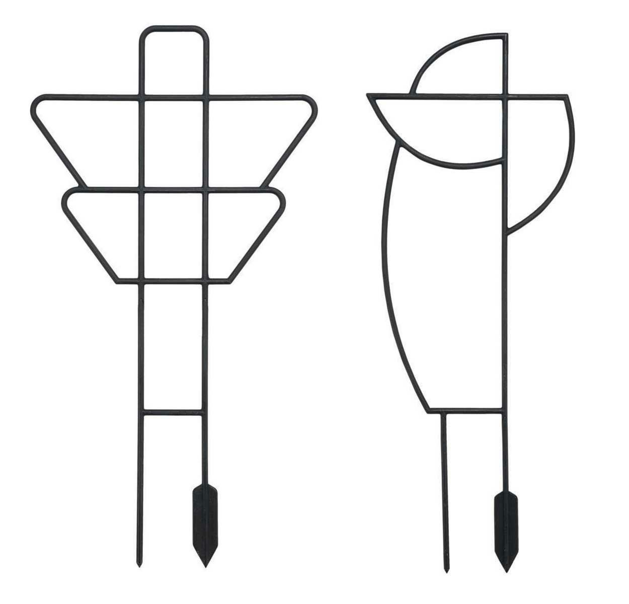 Podpórki do roślin geometryczne 2 szt