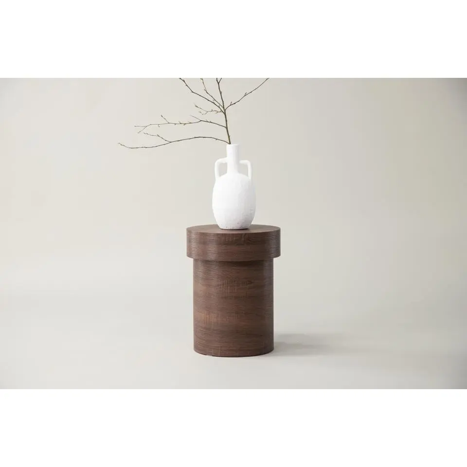 Svea - Costanza ronde bijzettafel - ?35 cm - bruin