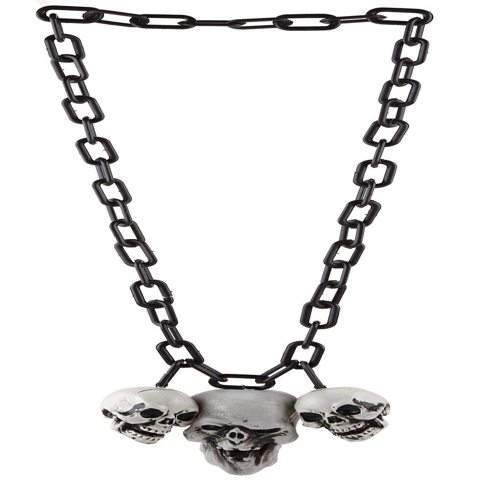 Collier chaÎne 3 pendentifs Halloween x3