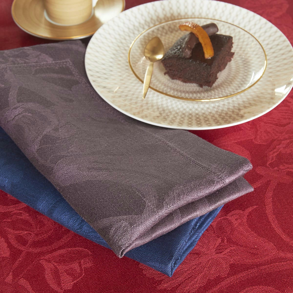 TIVOLI - Set de table en lin velours 50 x 38