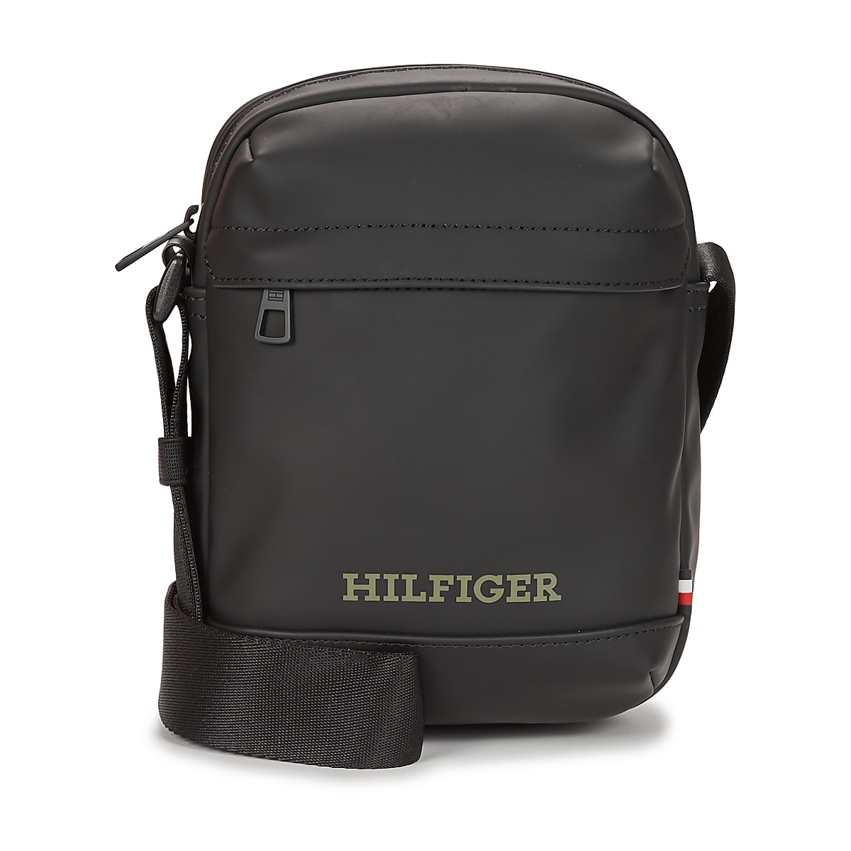 Tommy Hilfiger - TH MONOTYPE PU MINI REPORTER - Black