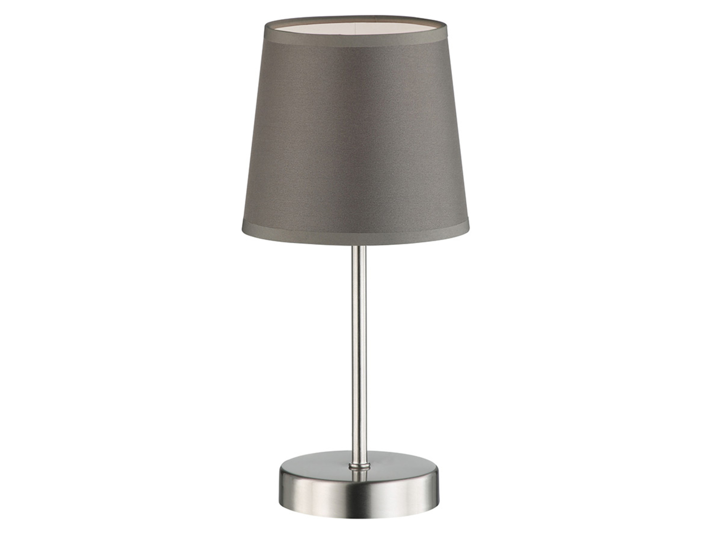 Lampa stołowa Cesena tkaninowa brązowa
