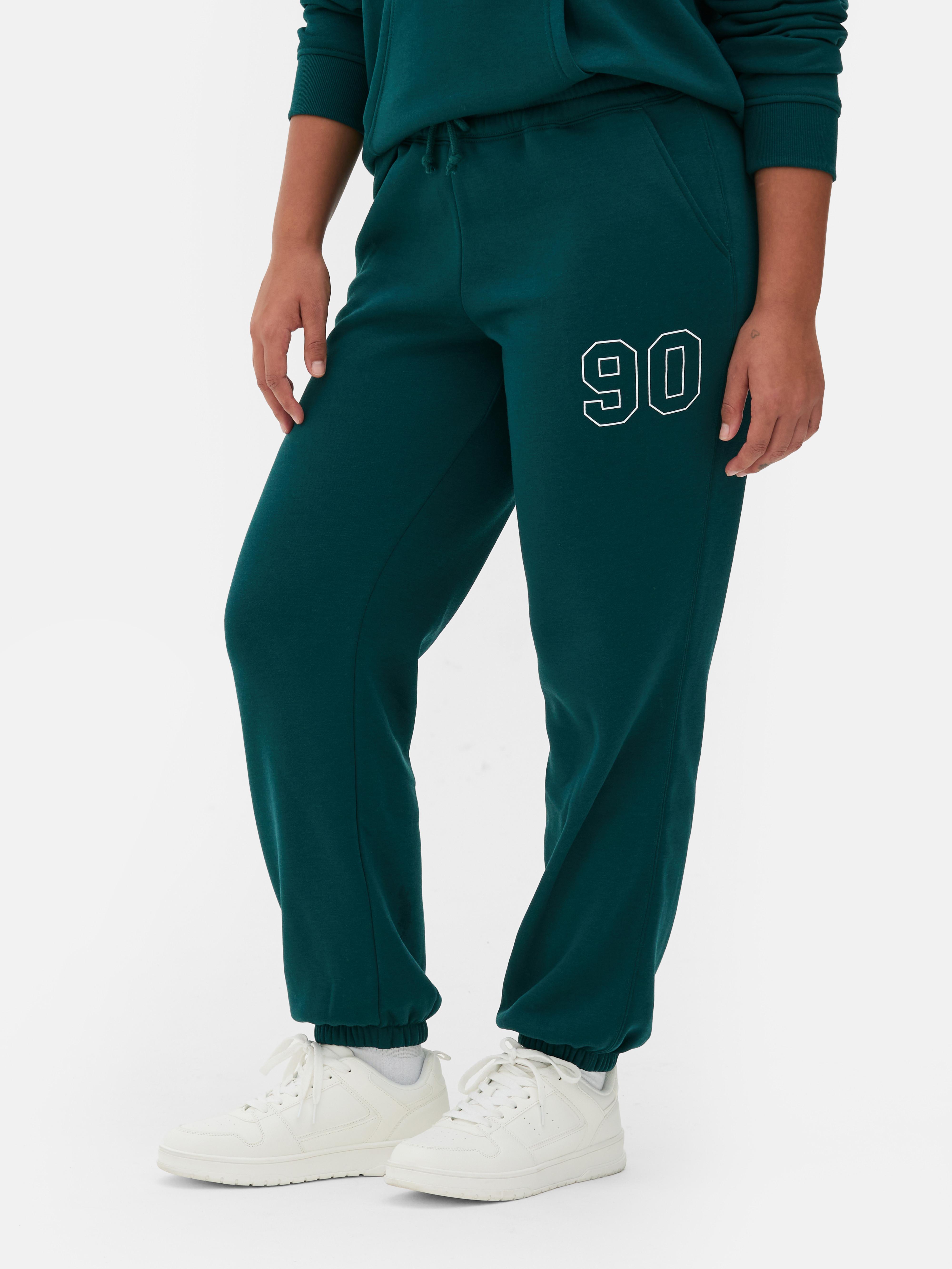 Cuffed Printed Sweatpants