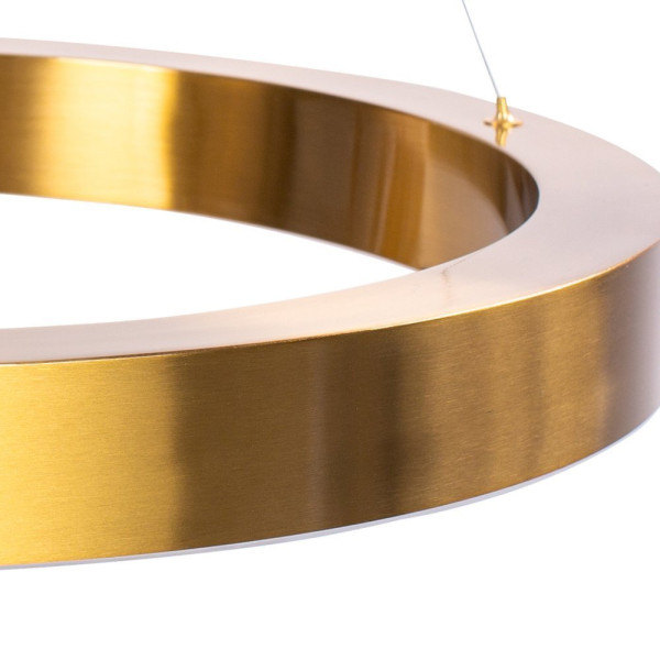 Lampa wisząca CIRCLE 60 80 100 LED mosiądz na 1 podsufitce