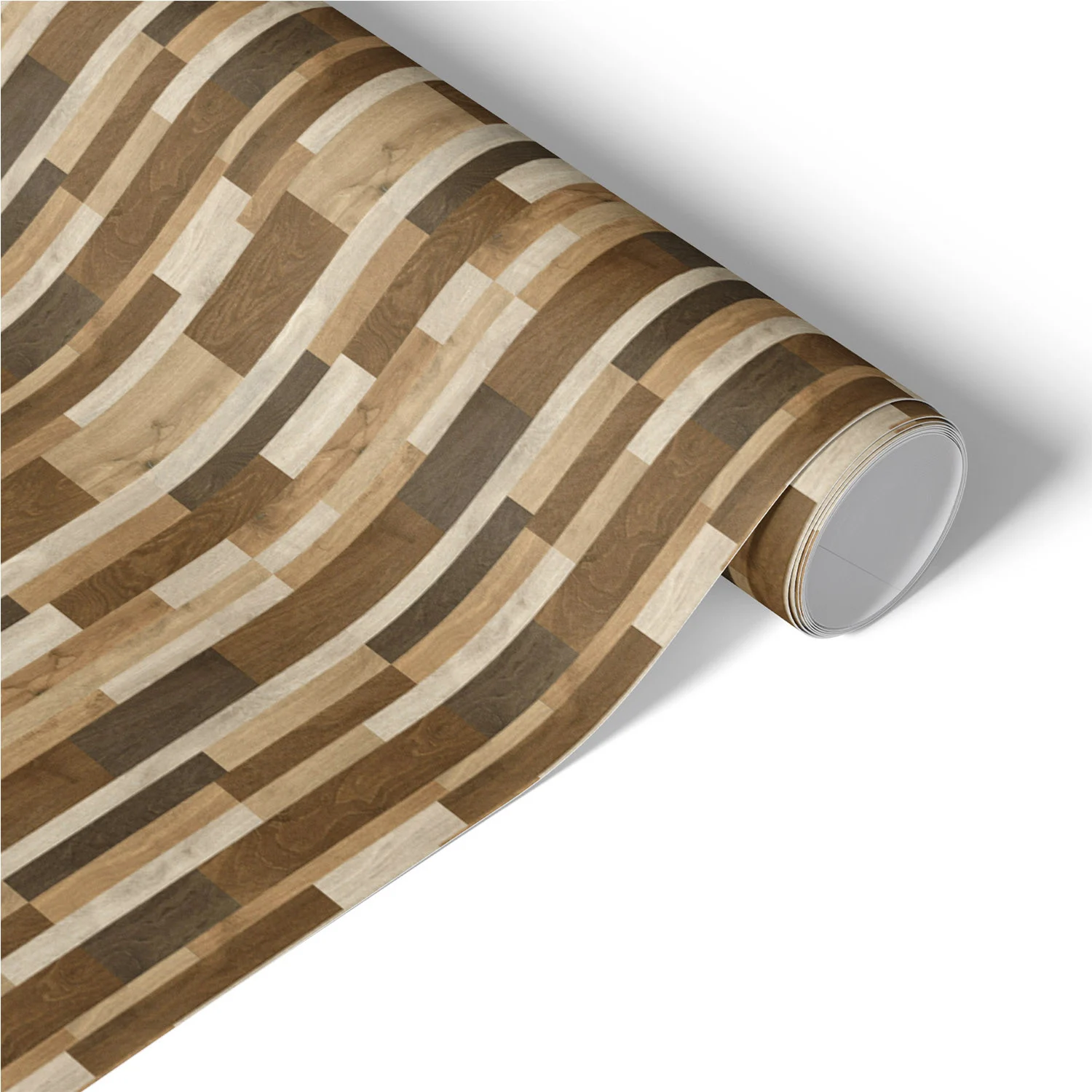 Okleina meblowa Drewniana mozaika 50x100 Folia samoprzylepna Dąb DIY