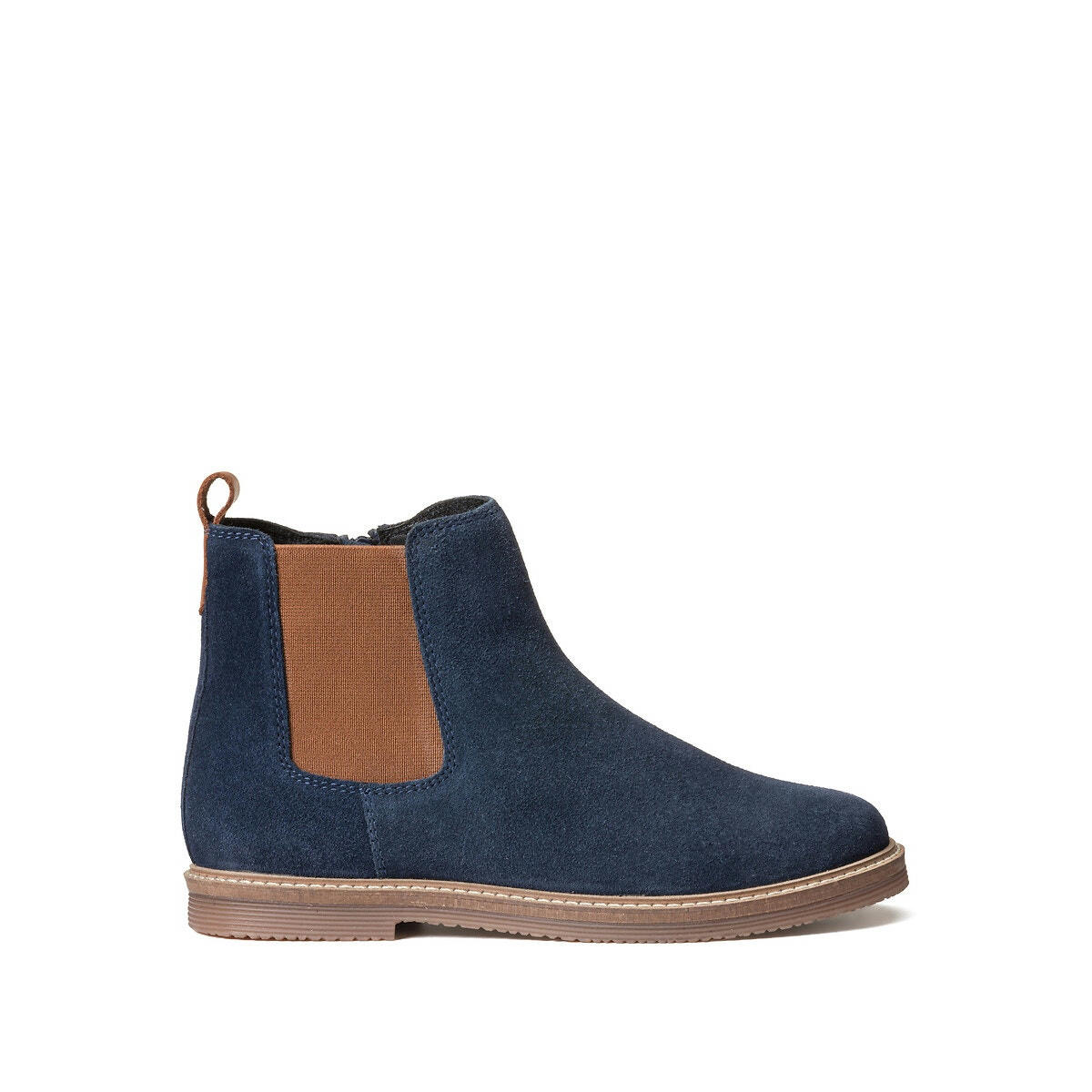 Bottines chelsea zippées en cuir
