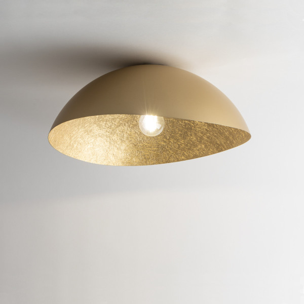 Lampa sufitowa złota Solaris 1xE27x15W wym: 13x32x33 cm Sigma Lighting
