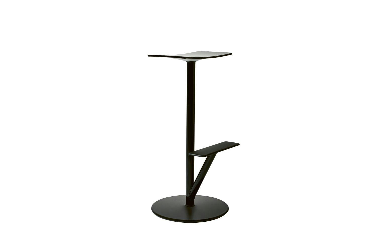 SEQUOIA - Tabouret de bar noir H76cm