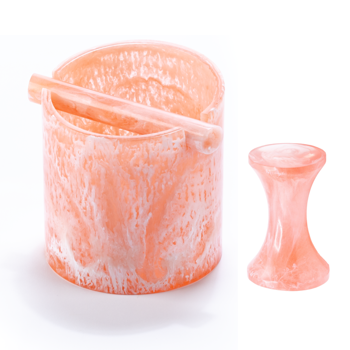 Brût Homeware | Tamper   Uitklopbak | Pavone | Zalm