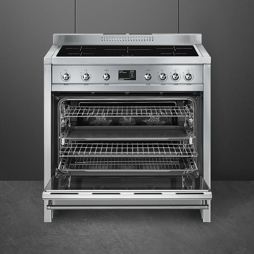 90cm Opera Electric Range Cooker Stainless Steel