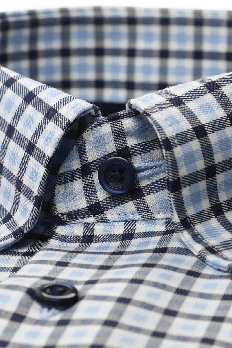 ETERNA Modern Fit Hemd himmelblau, Kariert