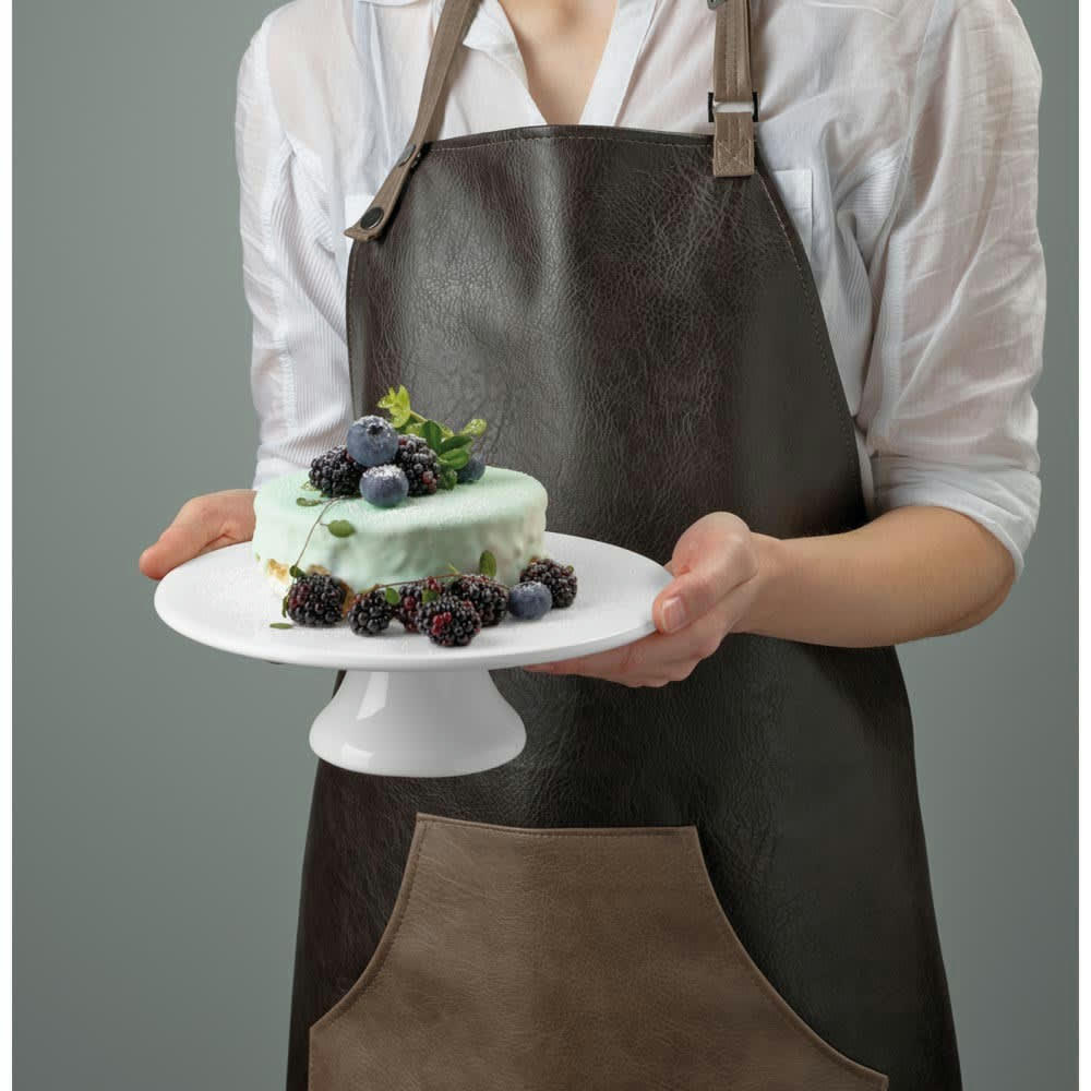 VEGAN TAB - Tablier en cuir Vegan marron