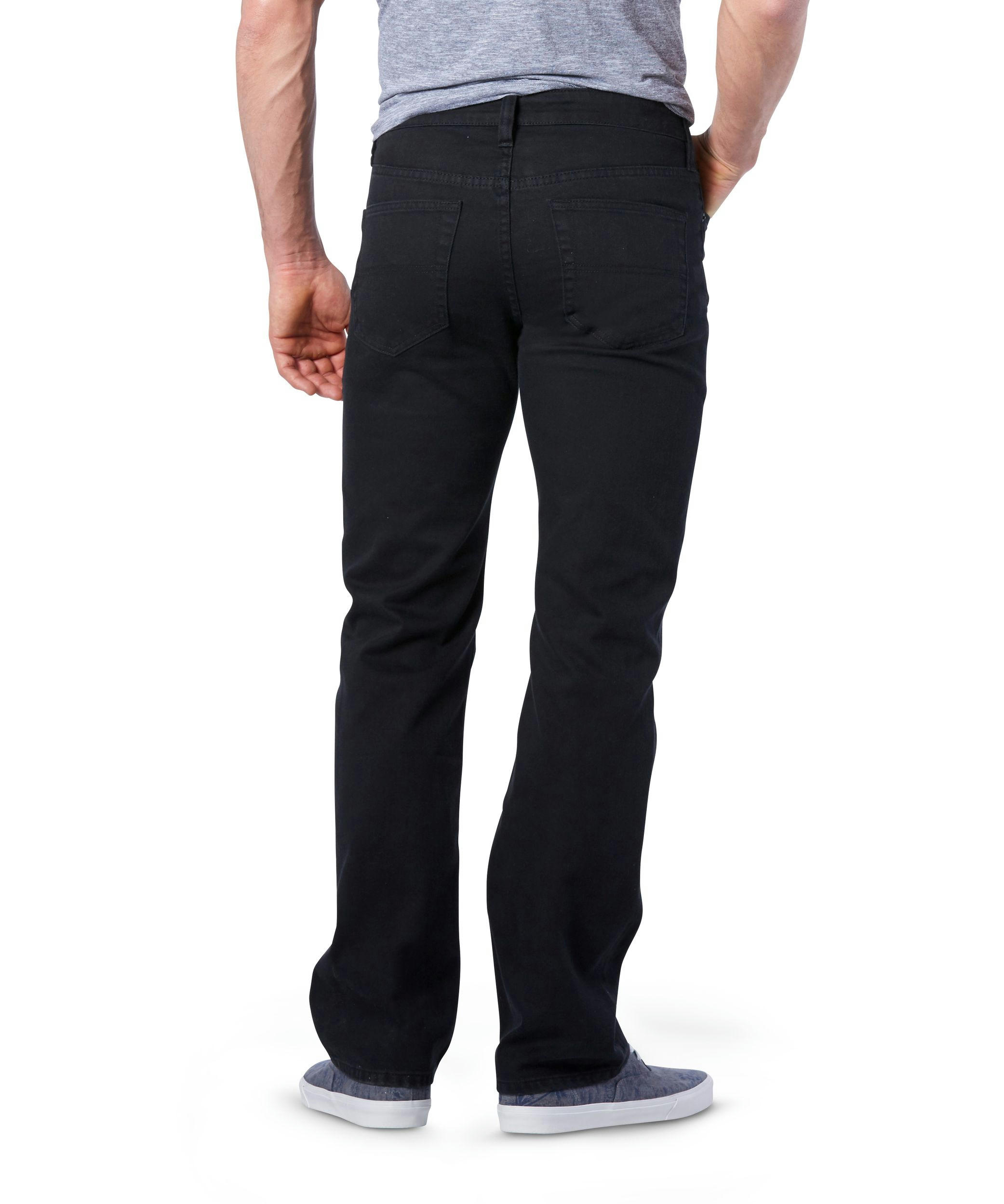 Denver Hayes Men's FLEXTECH Straight Stretch Jeans  - Black