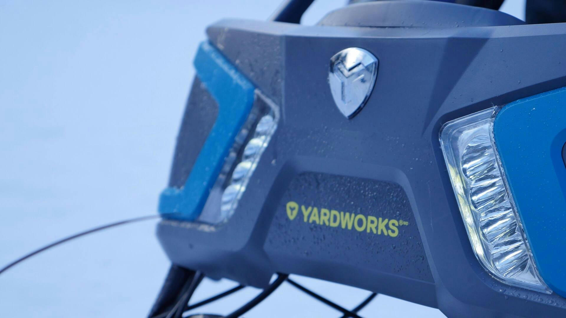 Yardworks 224cc 2-Stage Gas Snowblower with Electric Start, 24-in