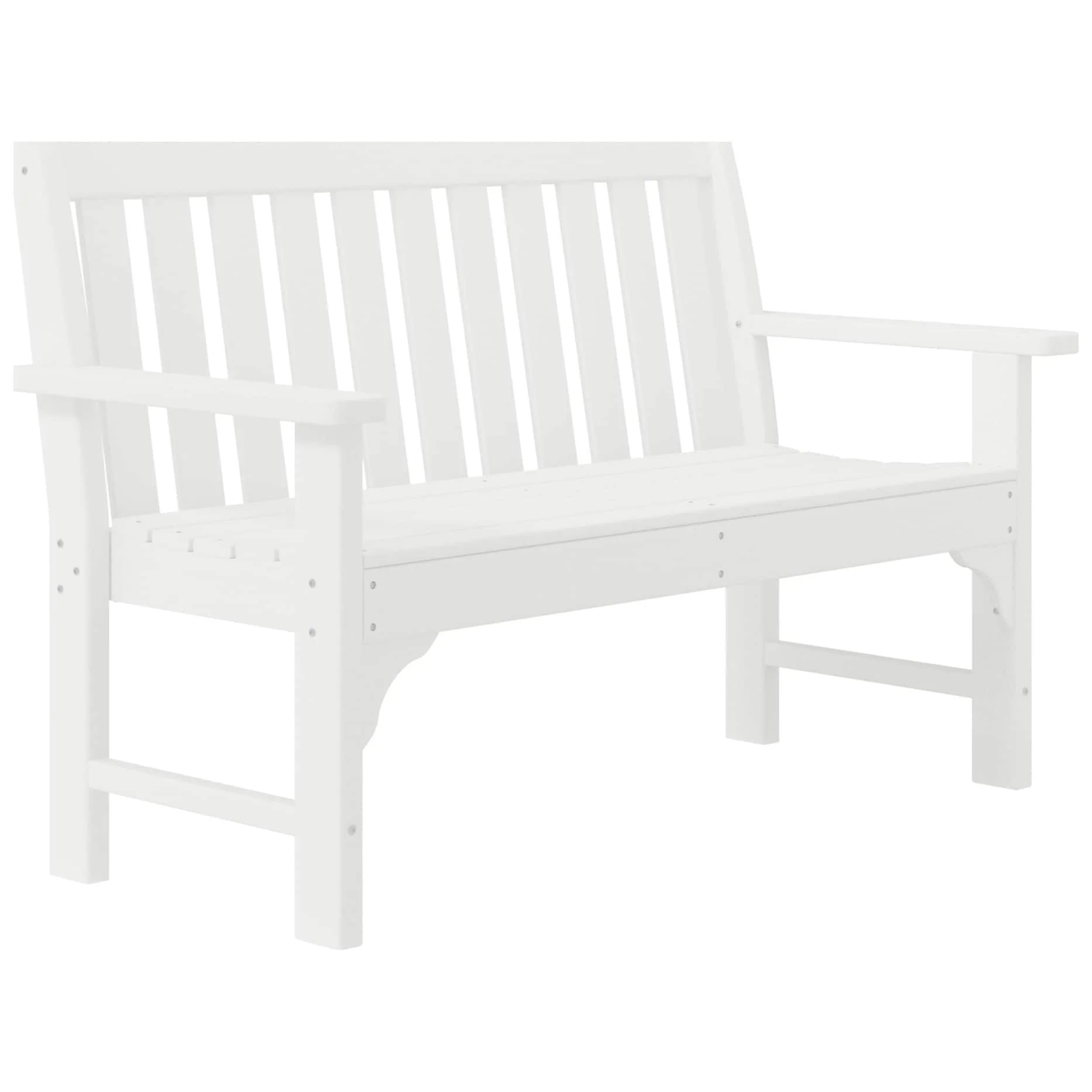 Polytrends Laguna 51 Outdoor Patio 2-Person Garden Bench