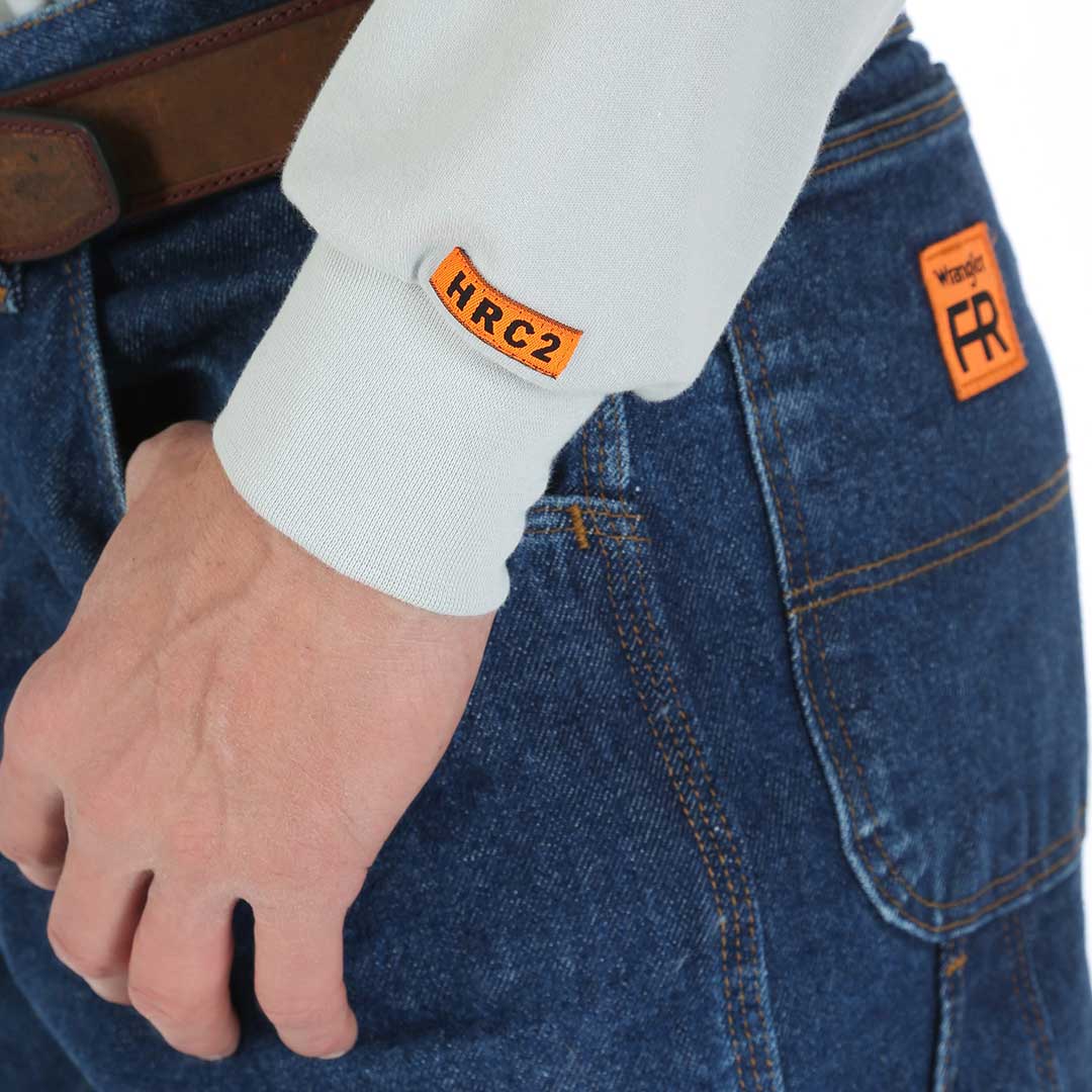 Мужская огнестойкая рабочая футболка-поло Wrangler RIGGS Workwear