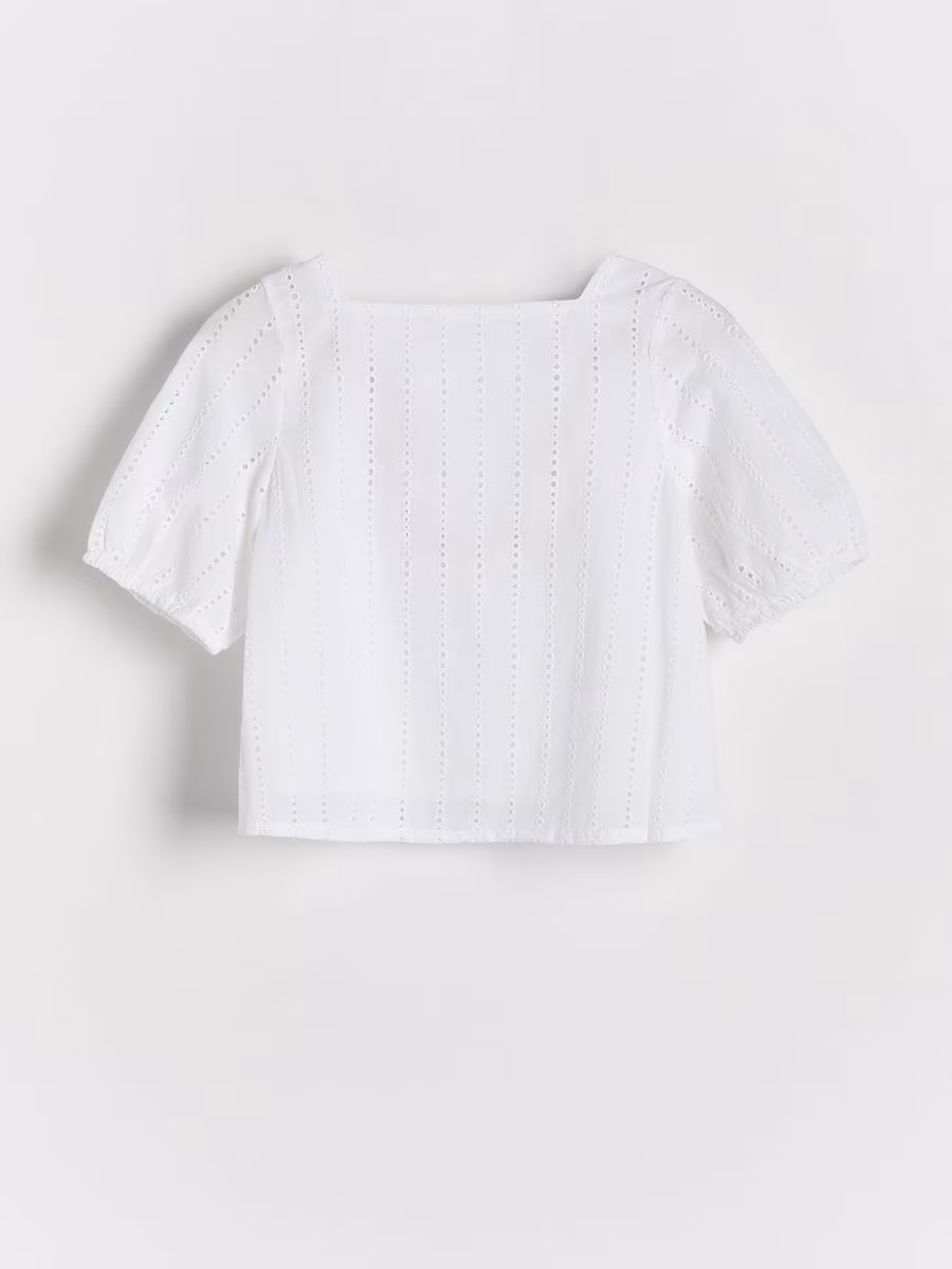 Openwork Blouse