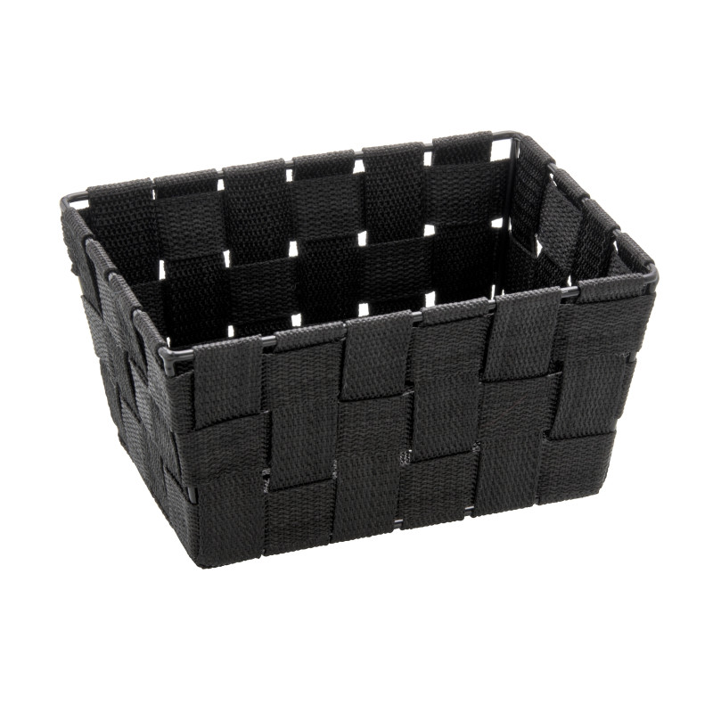 Box de rangement Adria noir 19 x 14 x 9 cm WENKO