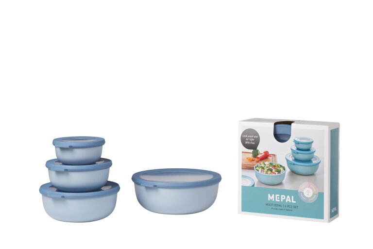 Multikom Cirqula 4-delige set (350 750 1250 2250) - Nordic blue