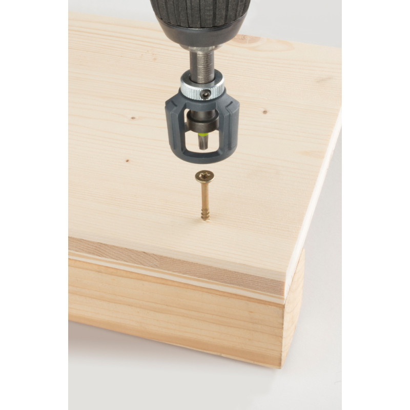 Porte-embout avec butée de profondeur 60 mm WOLFCRAFT