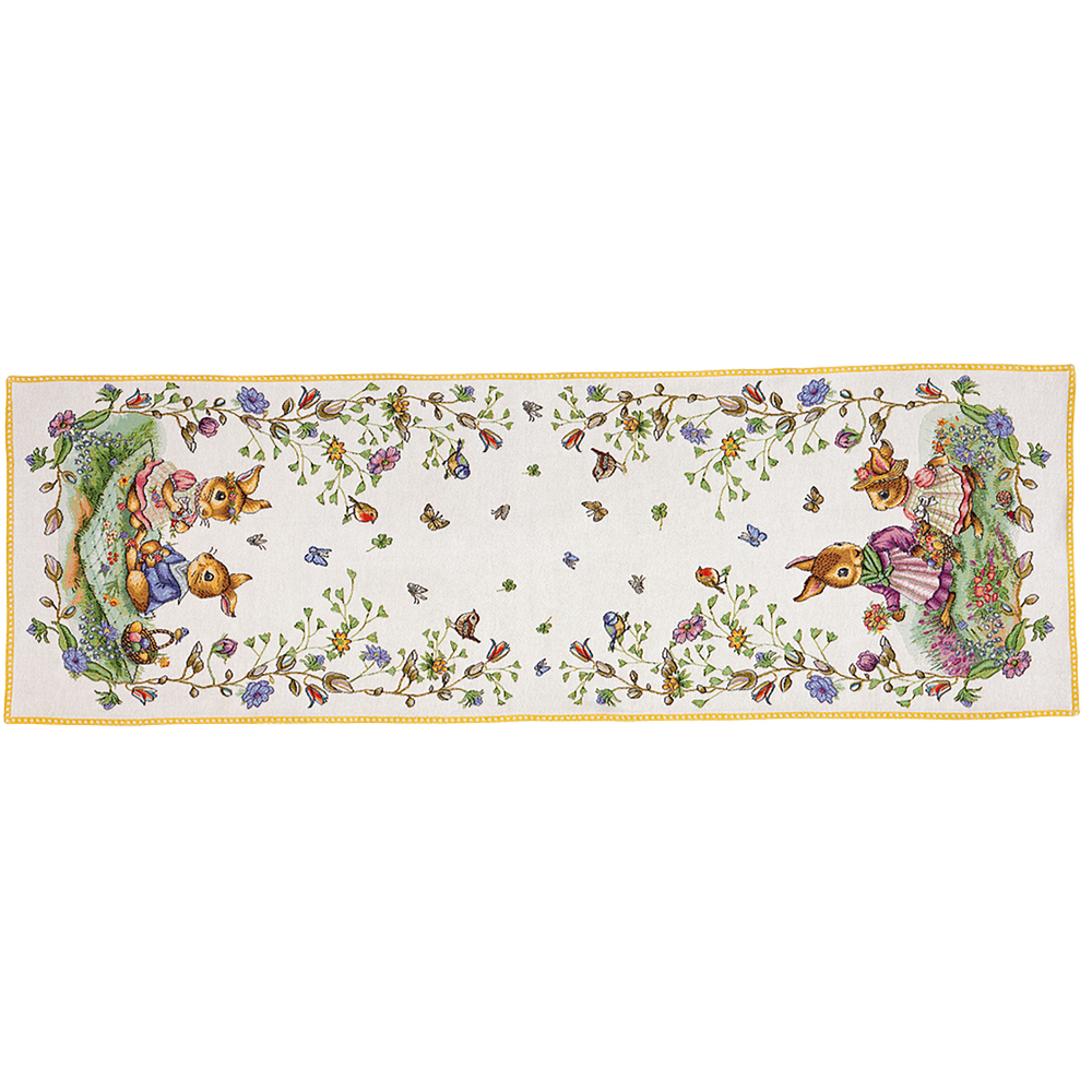 Spring Fantasy Table runner - Green, 0.1'' x 19.3'' x 0.1''