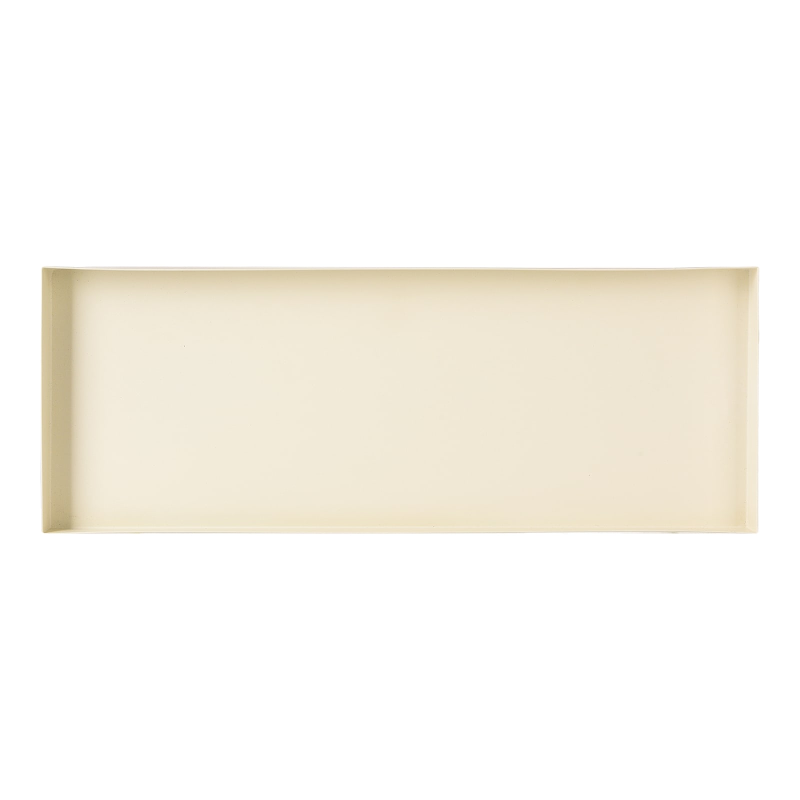 Deko-Tablett Creme,L 450 x B 170 x H 25 mm