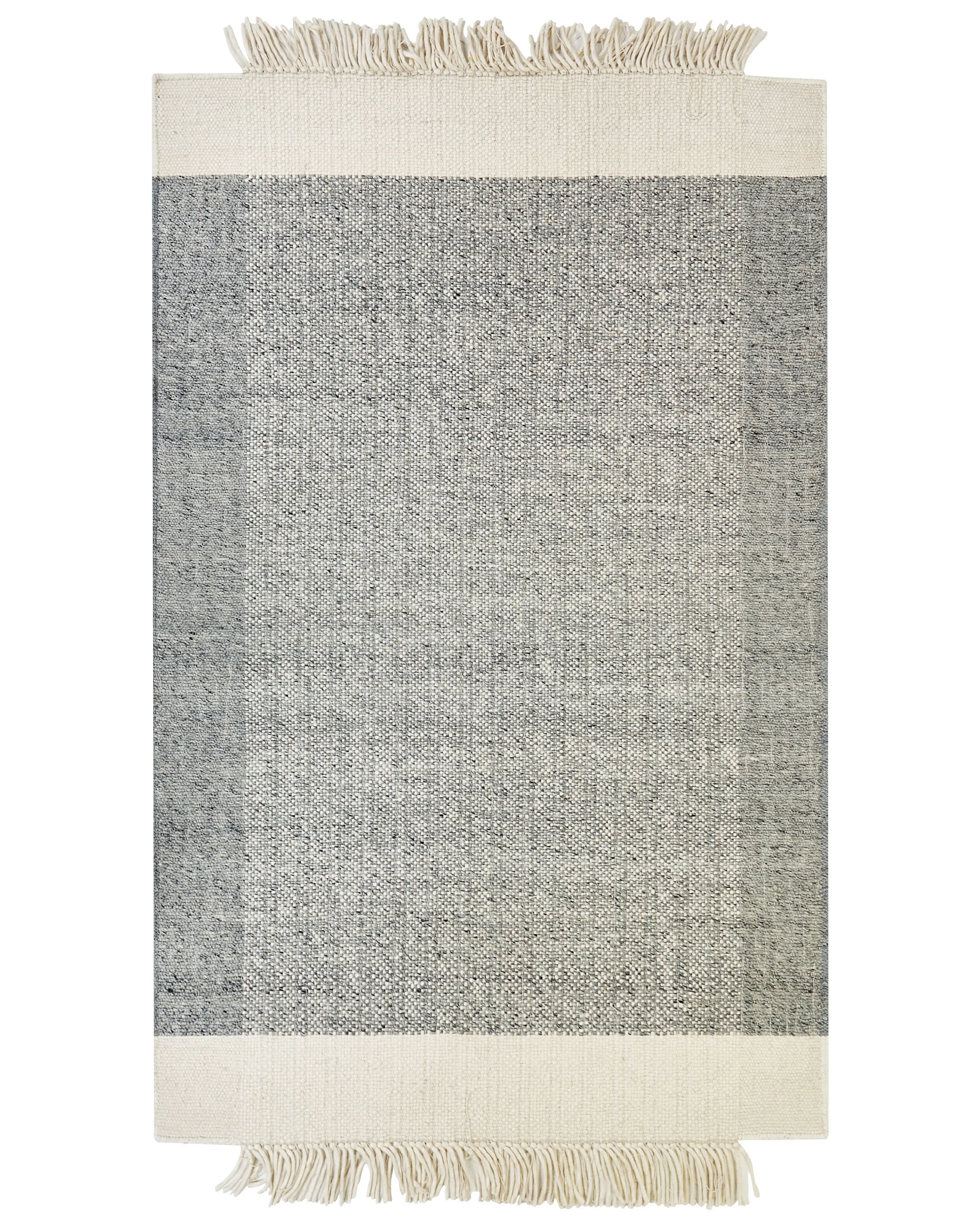 Rug TATLISU Grey 140 x 200 cm Wool