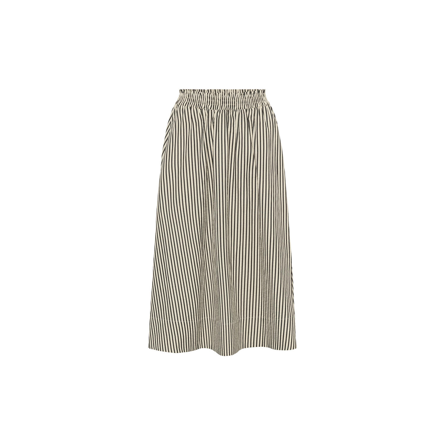 GARBOIW SKIRT, vanilla / black stripe