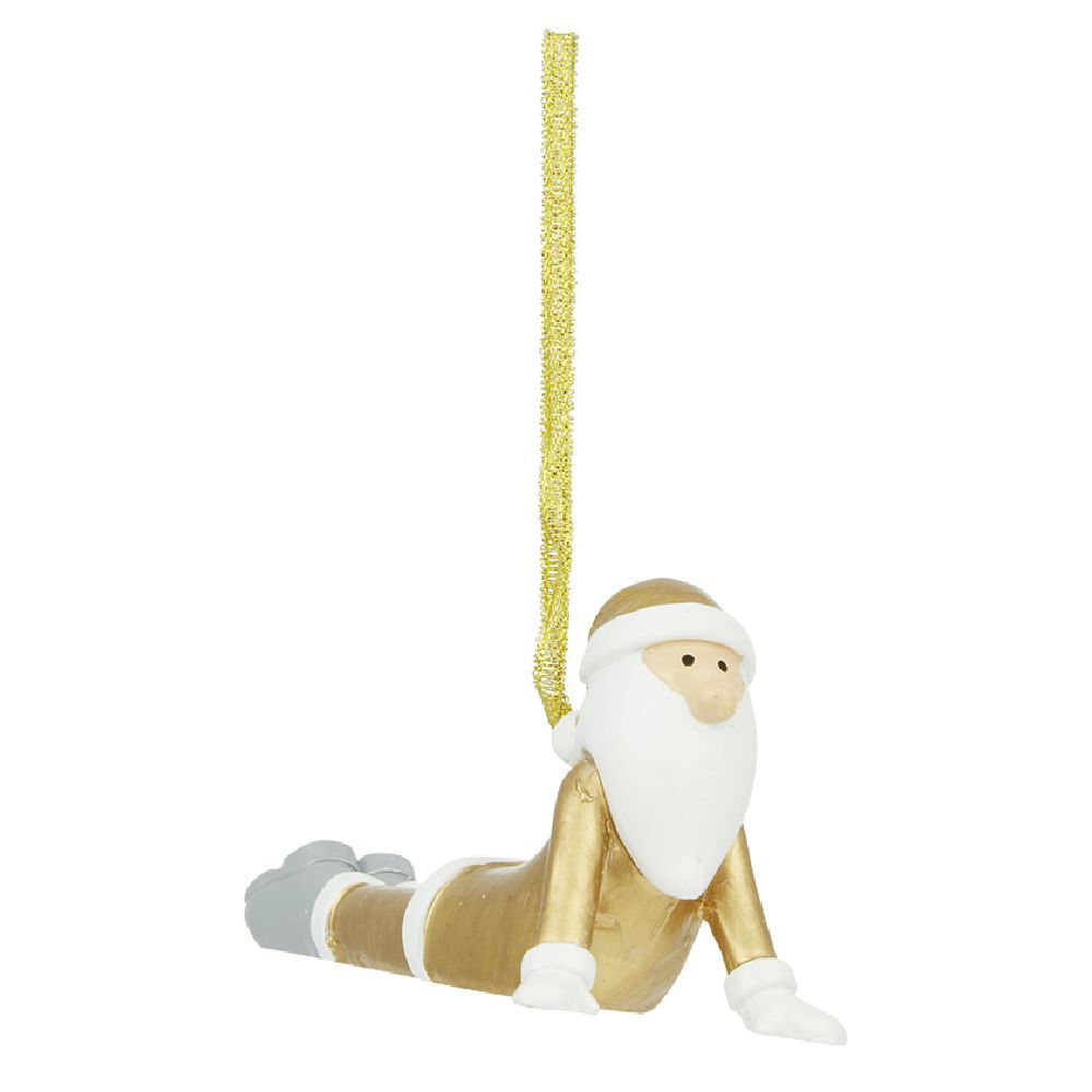 Décoration Père No&euml;l Yoga à suspendre