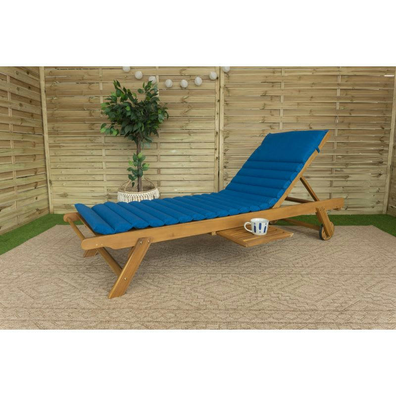 URDINA - Matelas ondulo coloris bleu