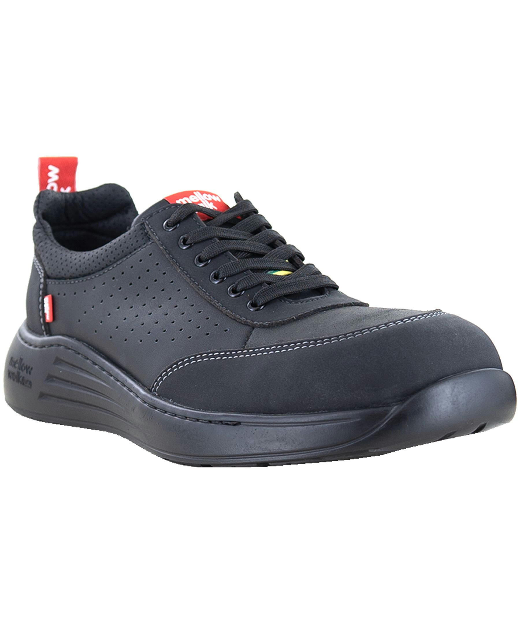 Mellow Walk Men's Motion Composite Toe Composite Plate SD Leather Lace Up Work Shoe