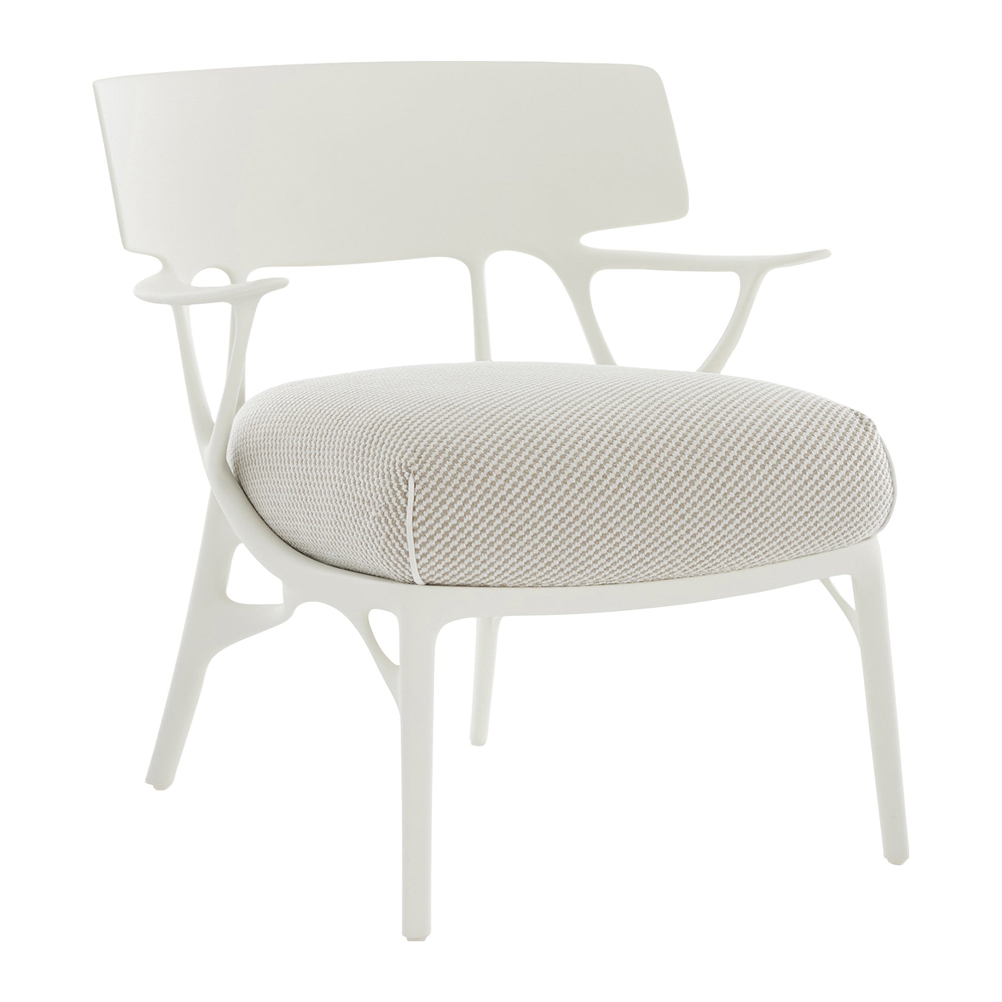 Kartell A.I. Tuinstoel - Wit / Beige
