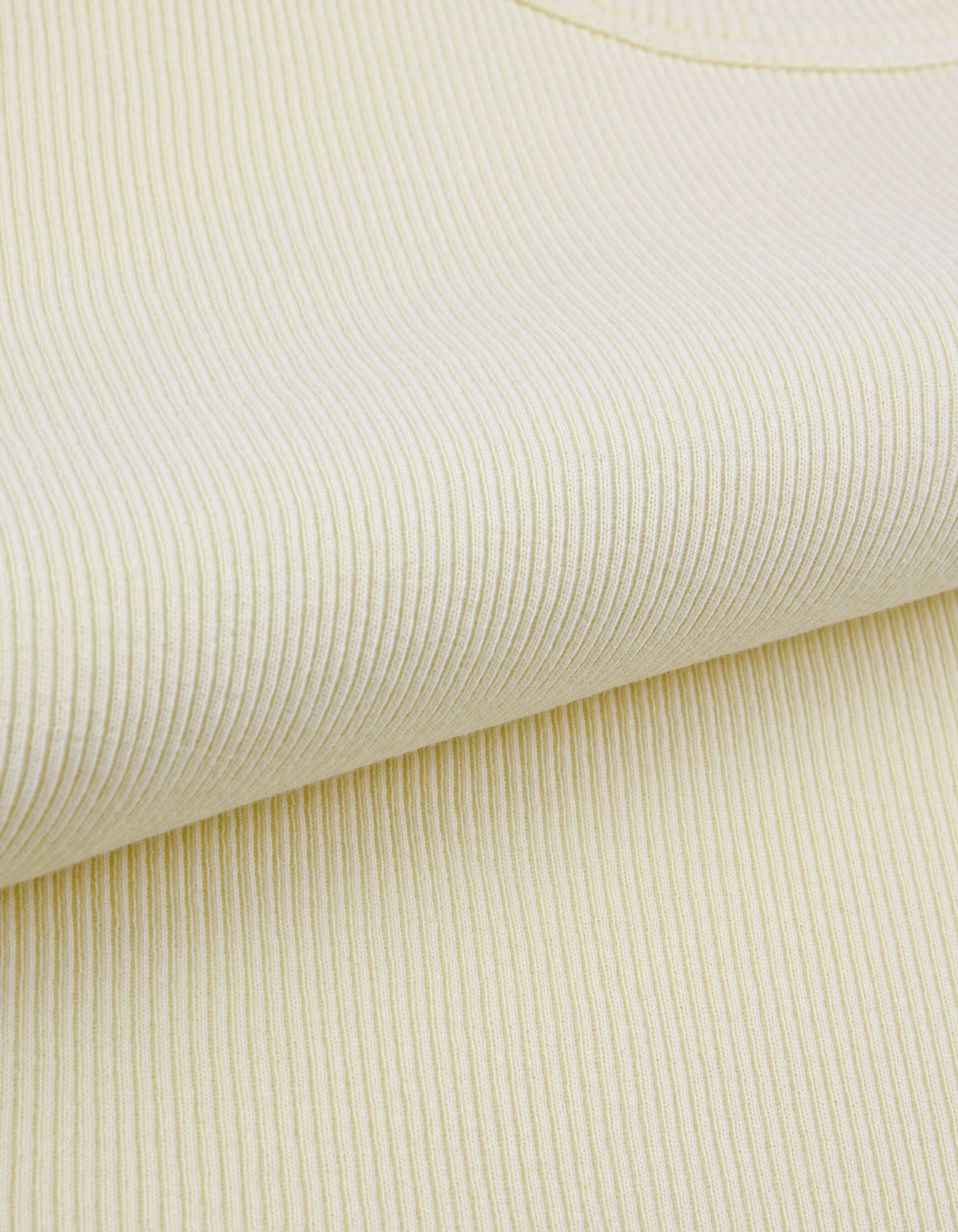 Débardeur vert côtelé broderie chevrons Femme