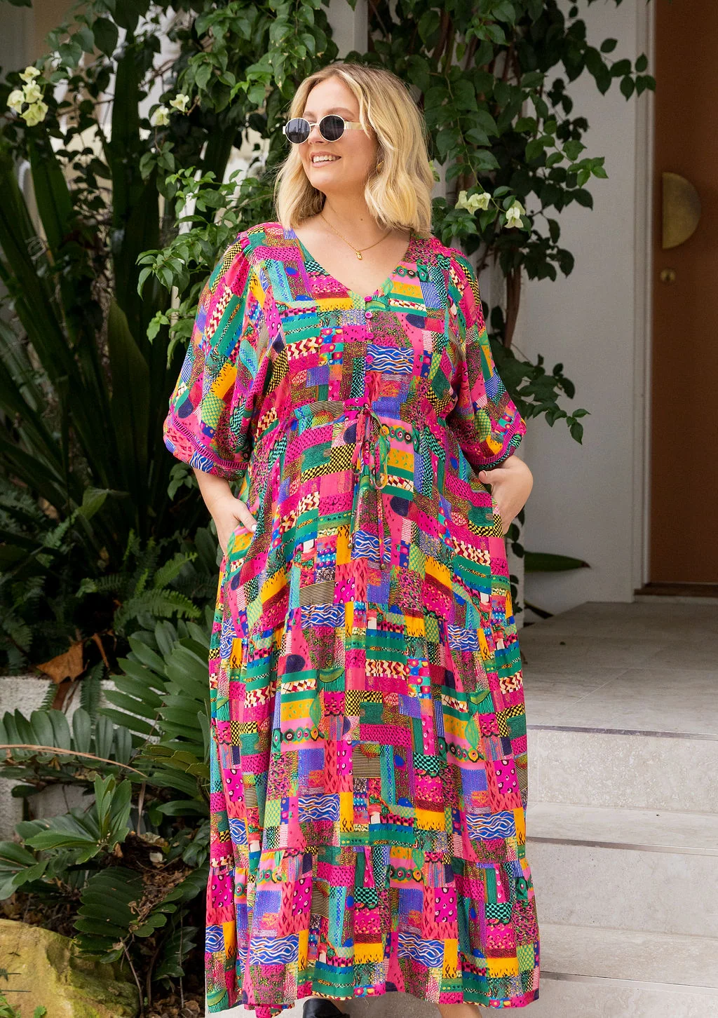 Addison Maxi Dress in Bold Vibes