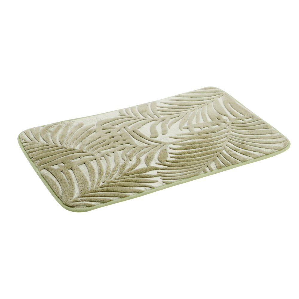 Tapis salle de bain rectangulaire mémoire de forme 45x75cm (2 modèles)