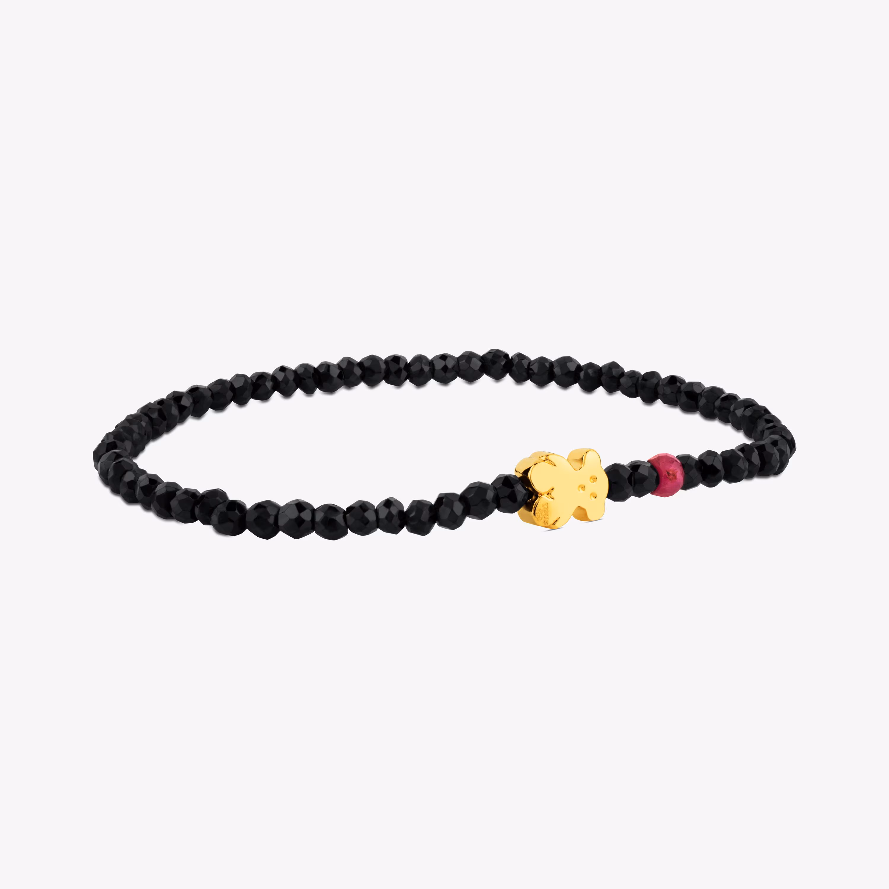 Pulsera de oro con espinelas y rubí tratado Sweet Dolls