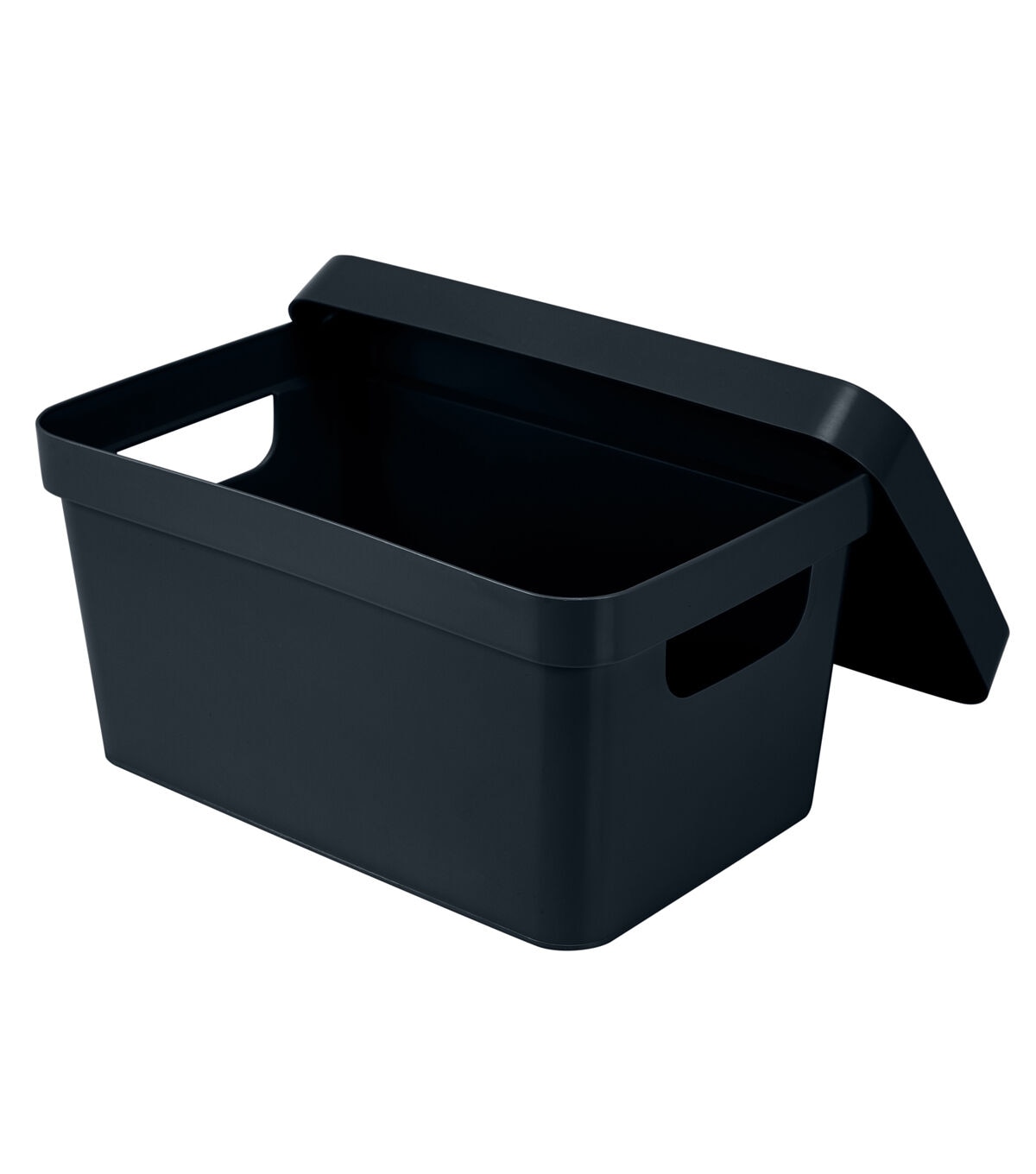 Simplify 10 Charcoal Vinto Storage Box With Lid