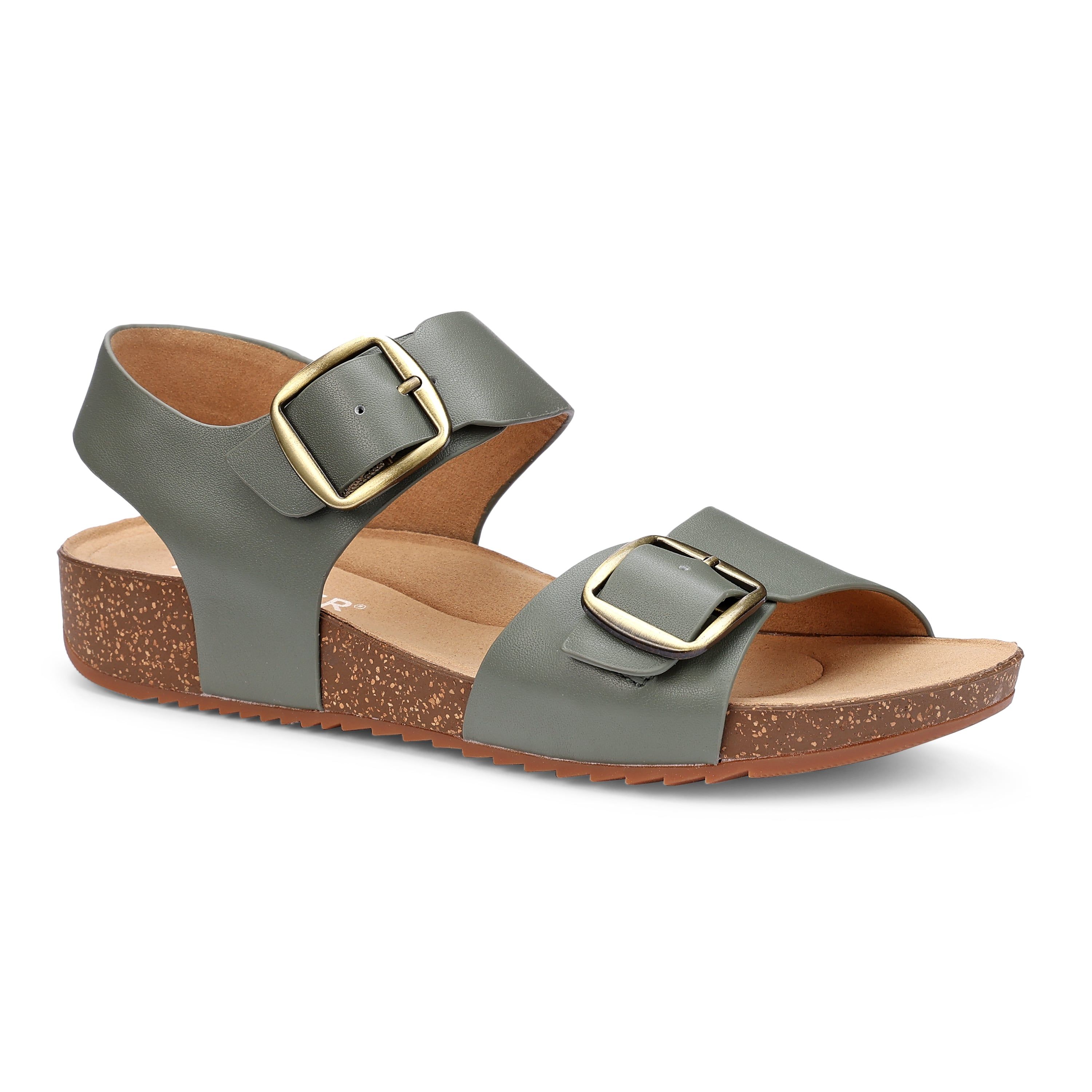 Hotter Tourist II' Cork-Wedge Sandals